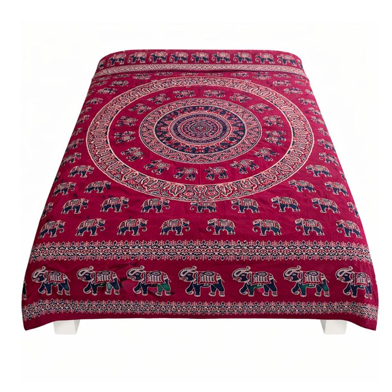 Cubrecama 2 Plazas Burdeo Elefante Real