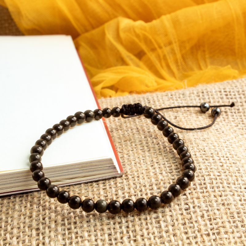Pulsera Ajustable Onix 4mm