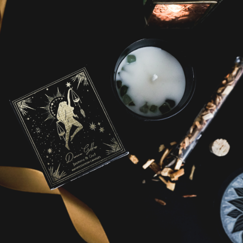 Vela Divina Diosa con Piedras 120gr