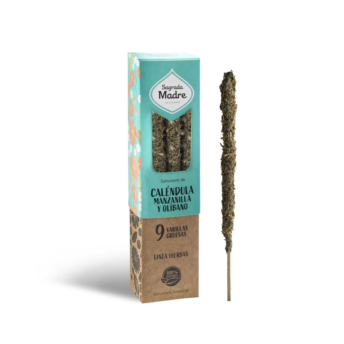 Sahumerio Hierbas Caléndula Manzanilla y Olíbano