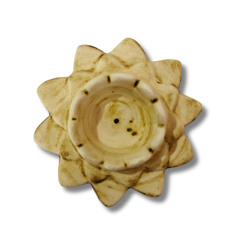 Sahumador Porta Incienso Flor de Loto Ceramica