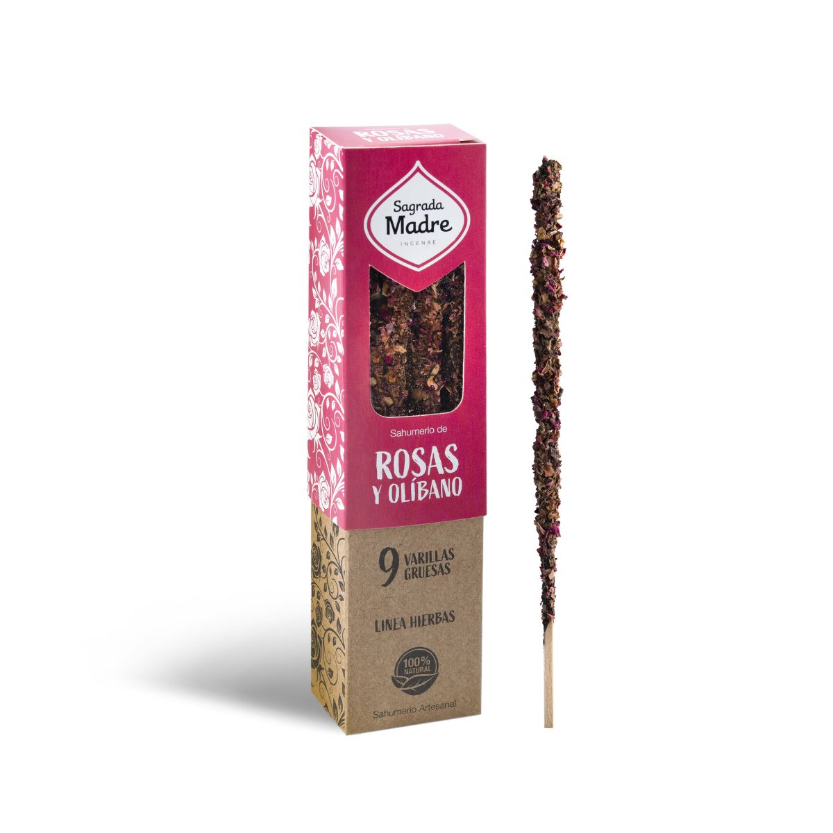 Sahumerio Rosa y Olíbano