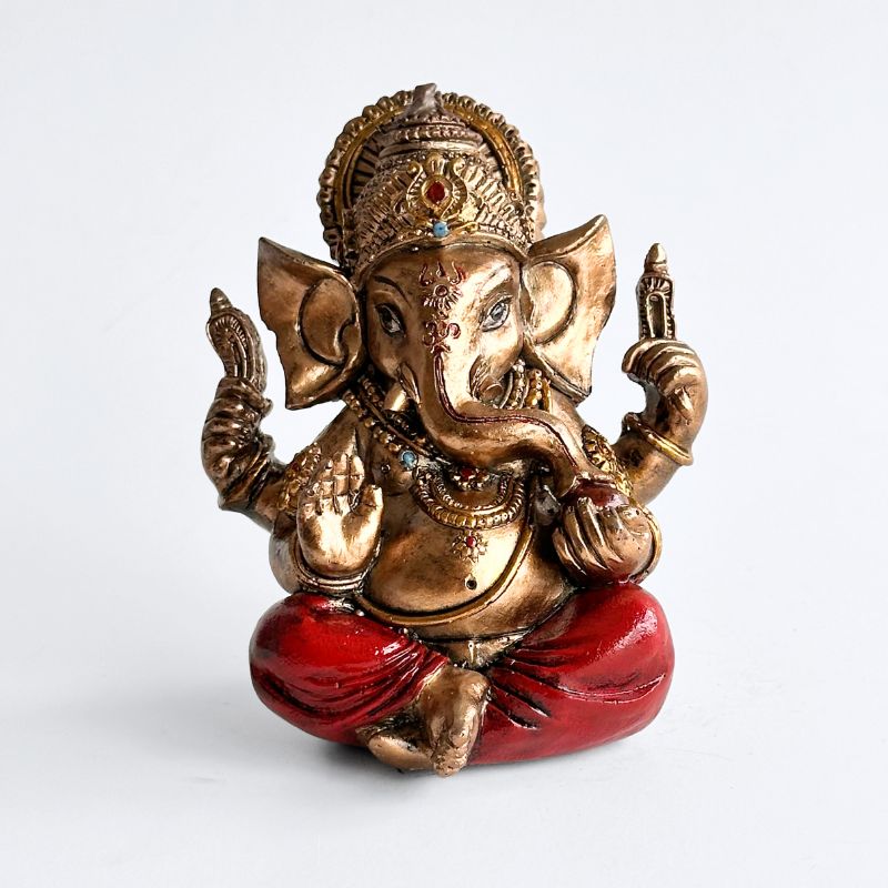 Ganesh Red&Gold