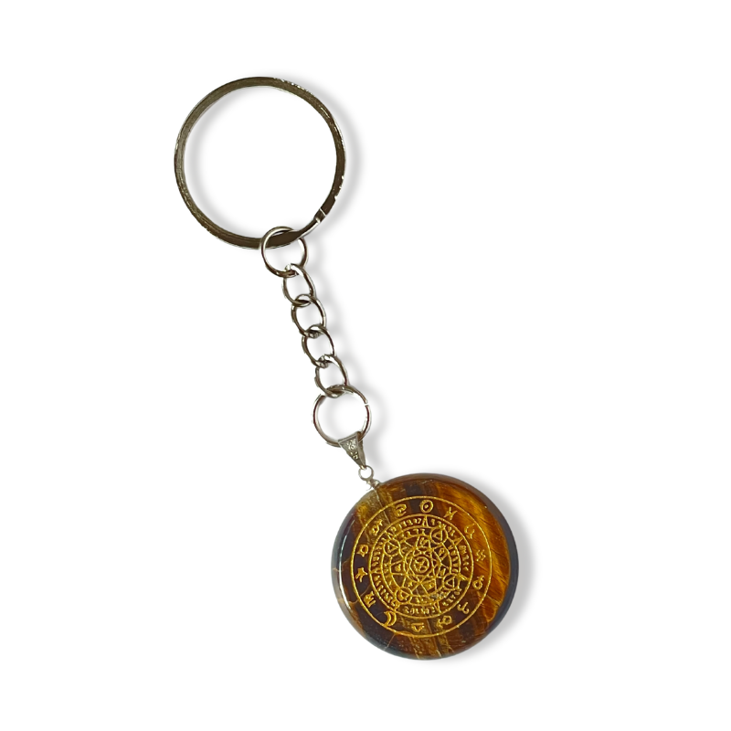 Llavero Piedra Ojo de Tigre - Horóscopo