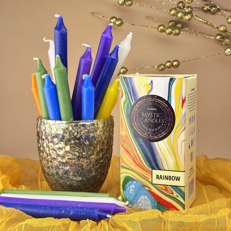 Pack Velas Místicas Arcoíris