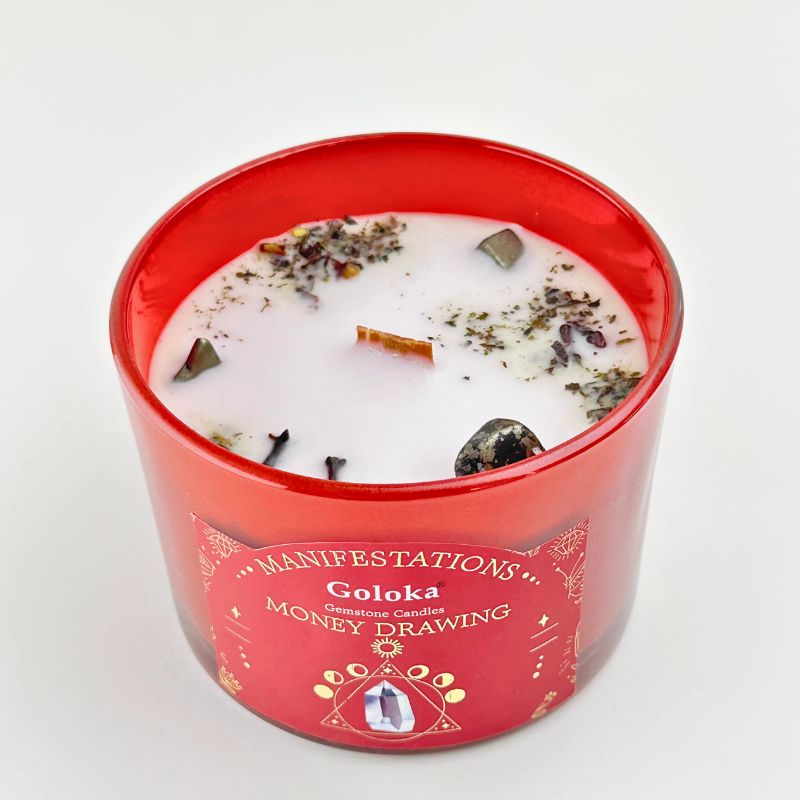 Vela Canela con Piritia - Atrae Dinero