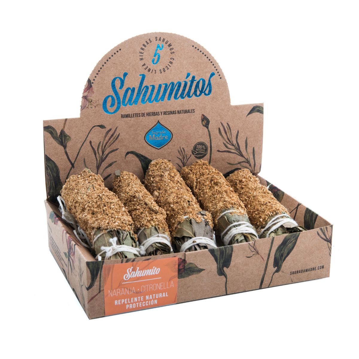5 Sahumitos de Naranja y Citronella