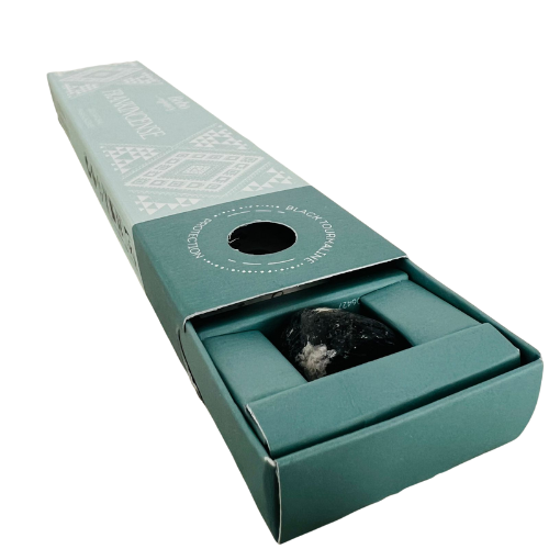 Incienso Frankincense con Piedra Turmalina Negra