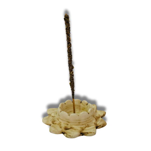 Sahumador Porta Incienso Flor de Loto Ceramica