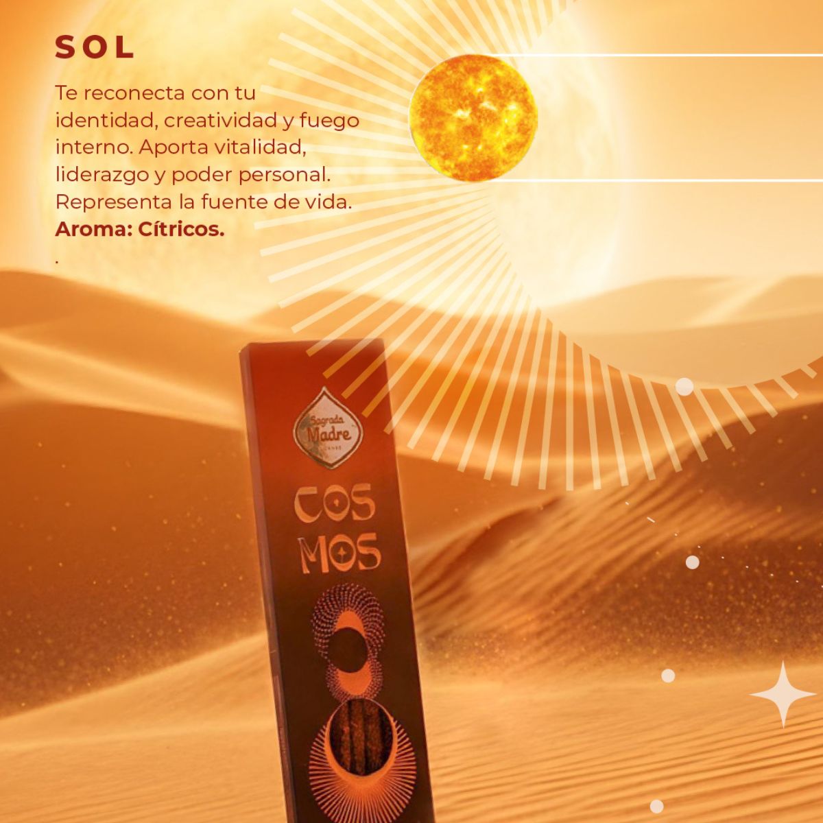 Sahumerio Cosmos Sol