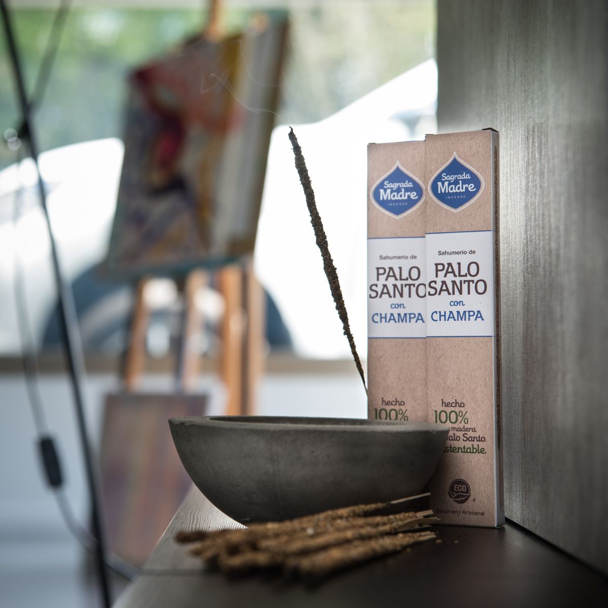 Sahumerio Palo Santo con Nag Champa