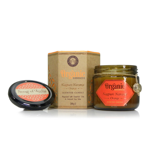 Vela de Soya Naranja