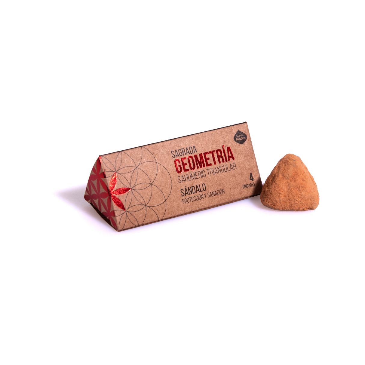 Sahumerio Triangular Sándalo