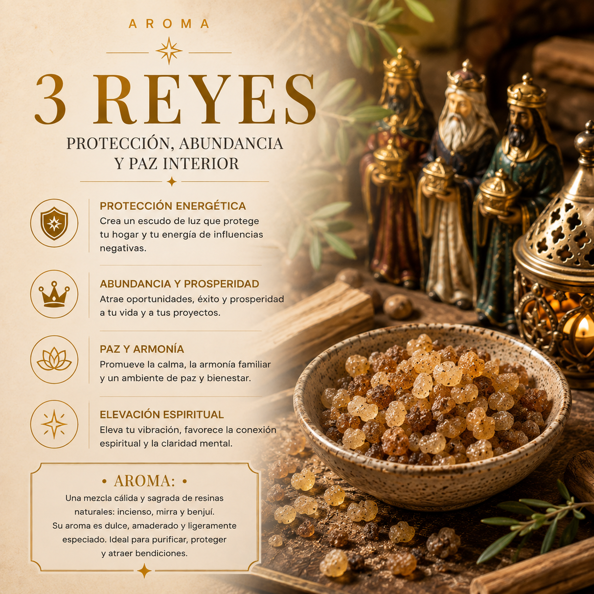 Resina Natural Tres Reyes