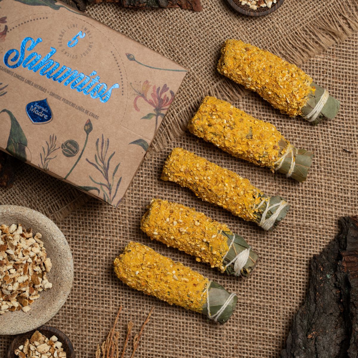 5 Sahumitos de Naranja y Citronella