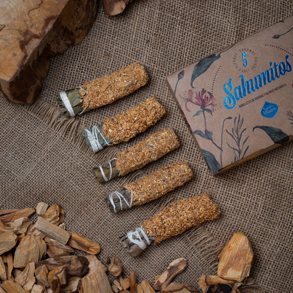 5 Sahumitos de Palo Santo