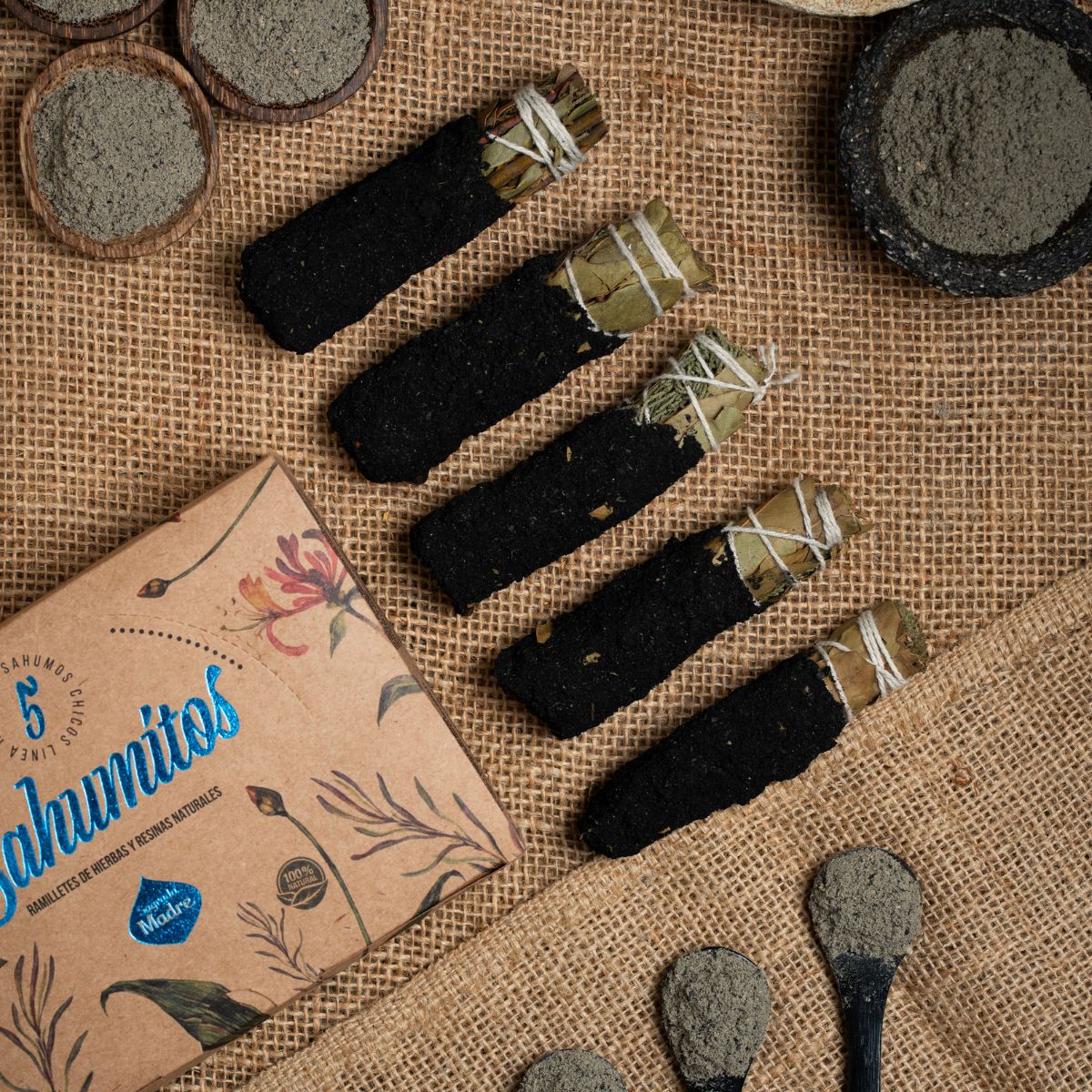 5 Sahumitos de Estoraque y Alcanfor