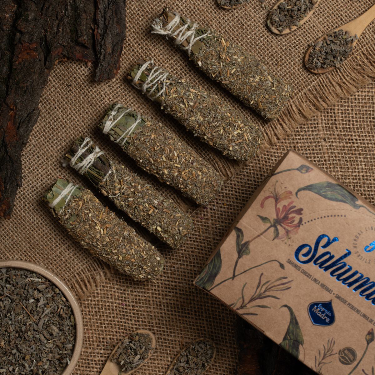 5 Sahumitos de Salvia Blanca