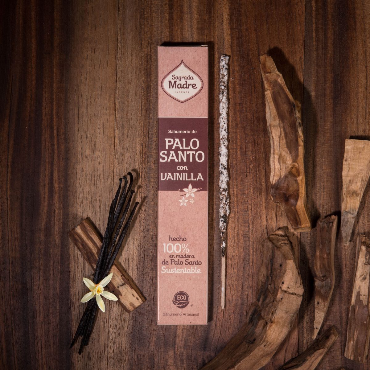 Sahumerio Palo Santo con Vainilla