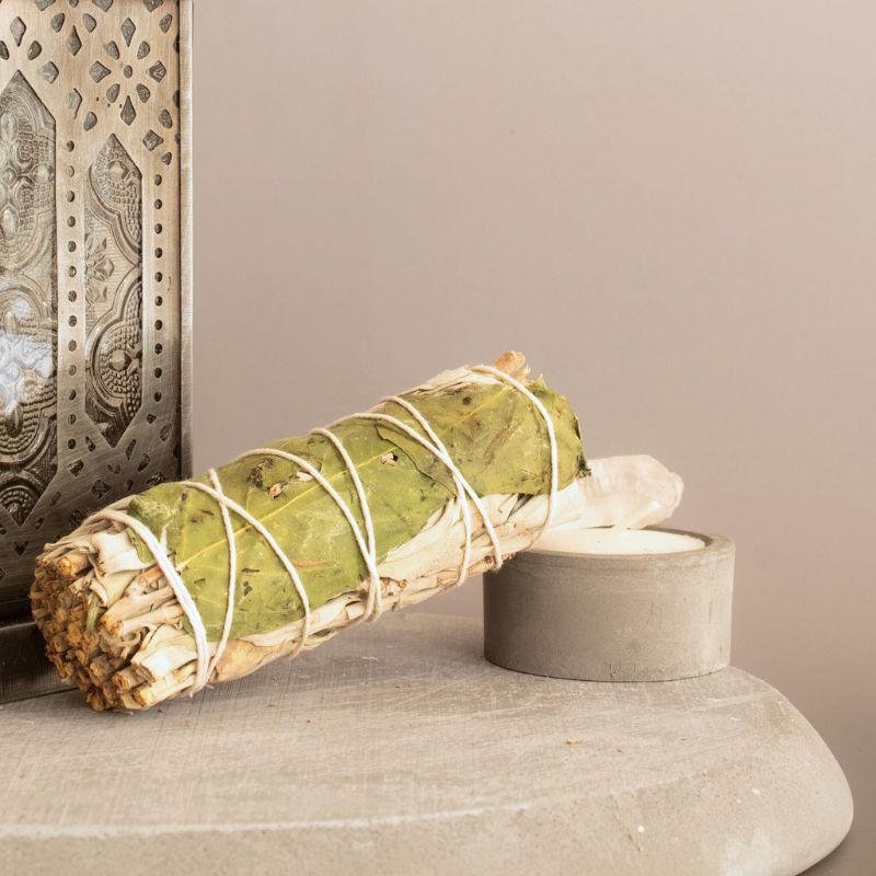 Sahúmo de Salvia Blanca con Albahaca