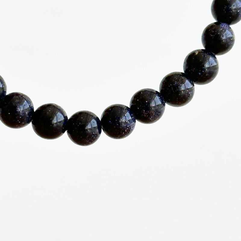 Pulsera Lluvia de Estrellas Azul 6mm