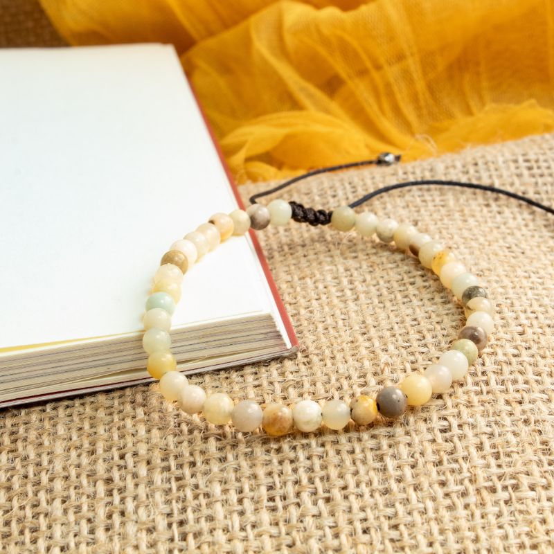 Pulsera Ajustable Amazonita 4mm