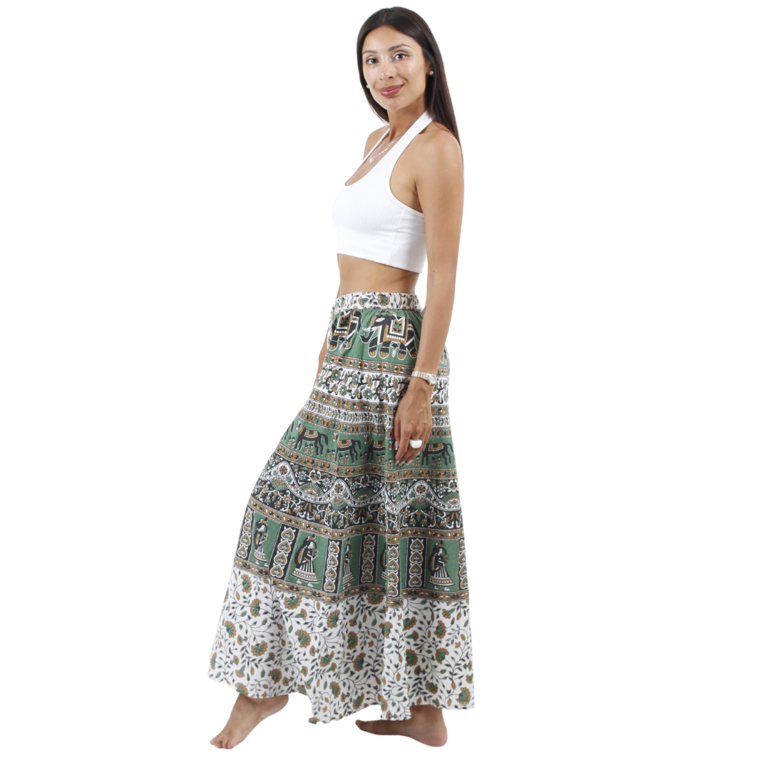 Pantalon Palazzo Aditi Verde