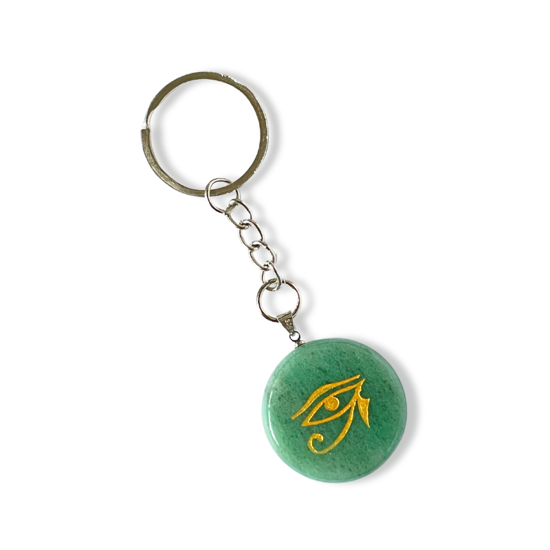 Llavero Piedra Jade - Ojo de Horus