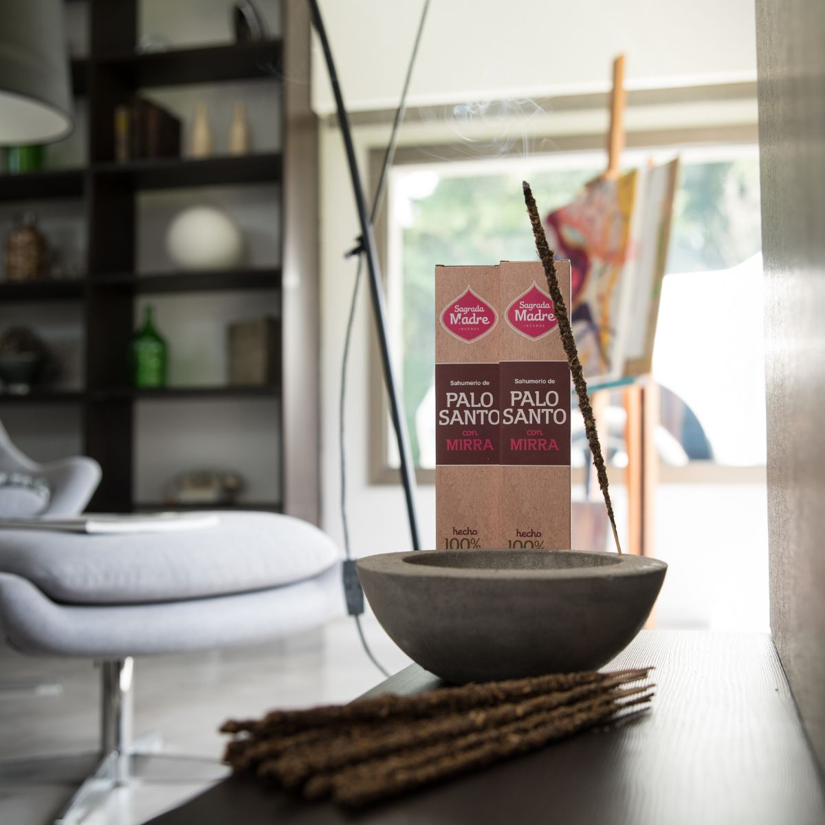 Sahumerio Palo Santo con Mirra