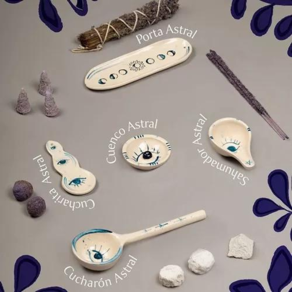 Kit Astral Esmaltado Para Sahumear