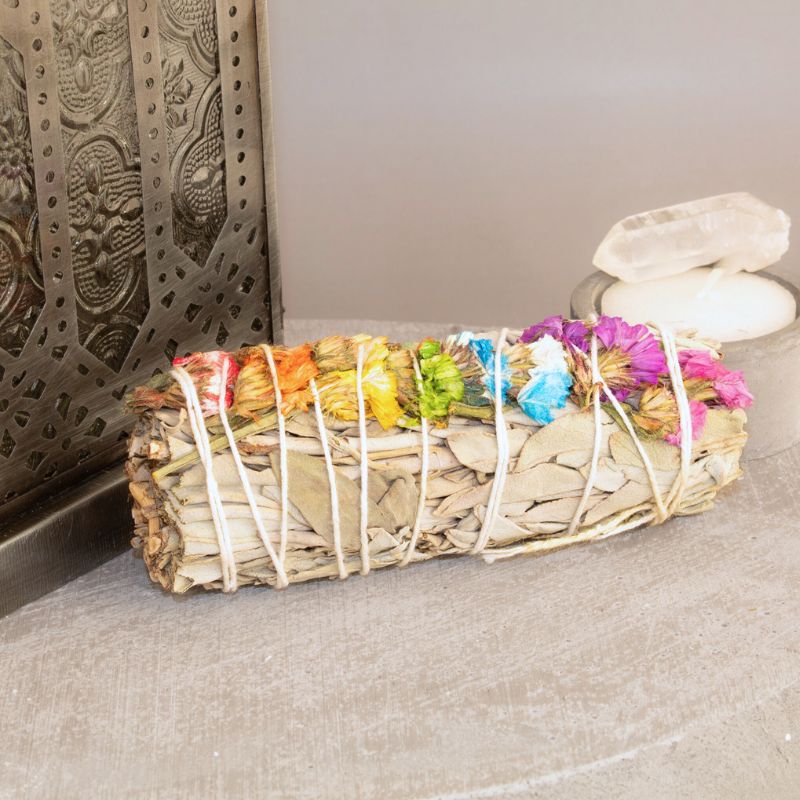 Sahúmo de Salvia Blanca con 7 Chakras Sinuata