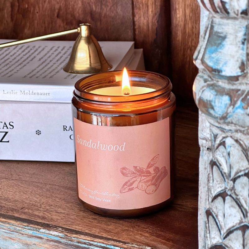 Vela Cera de Soya Sandalwood