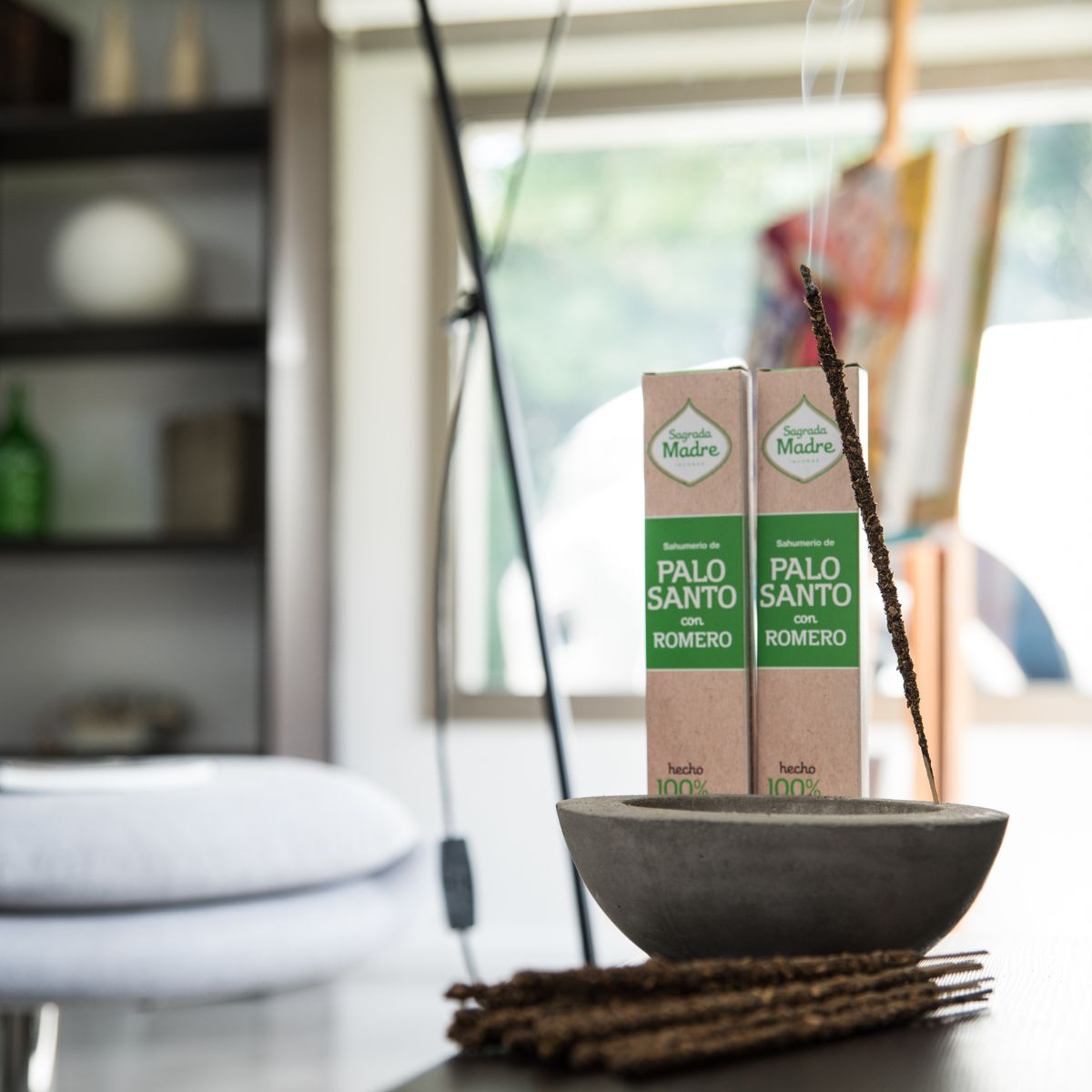 Sahumerio Palo Santo con Romero