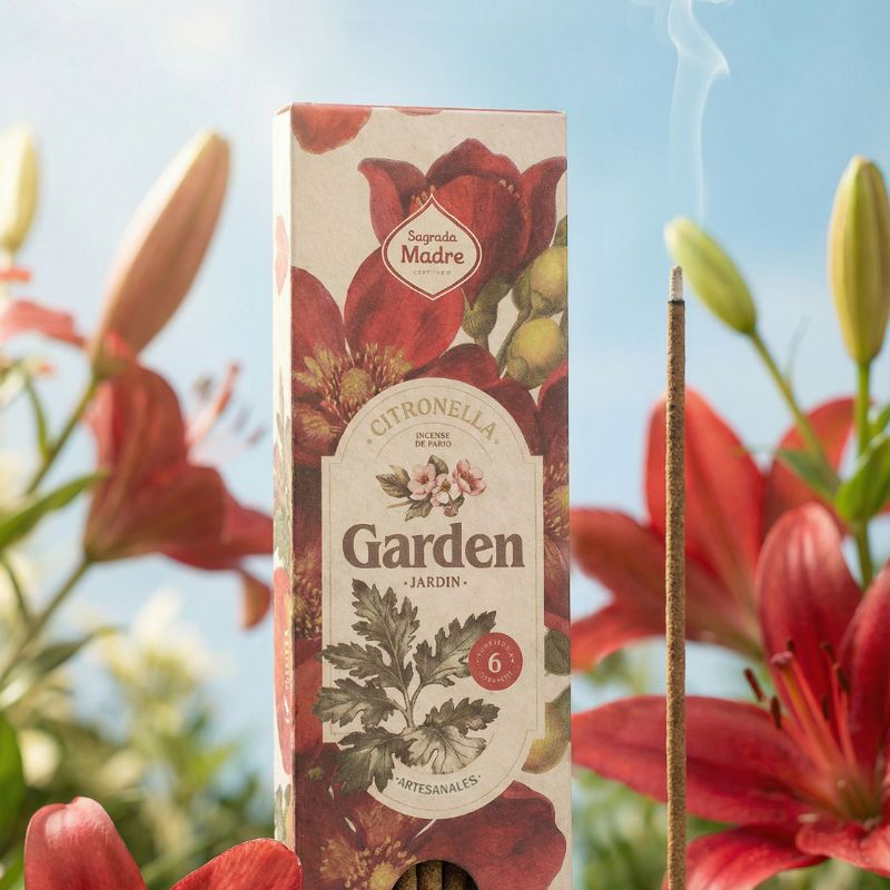 Sahumerio Garden Citronella - Lirios Rojos