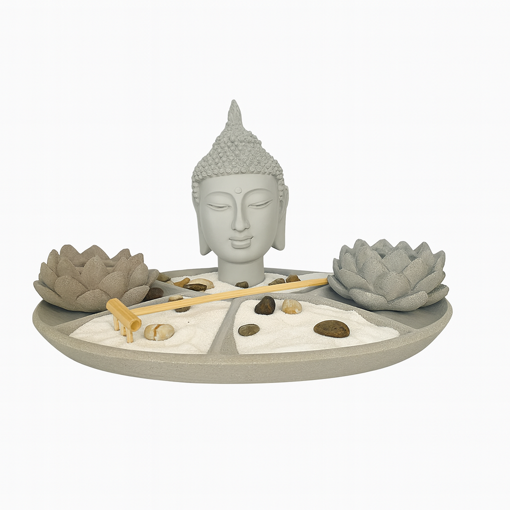 Jardin Zen Budda Head