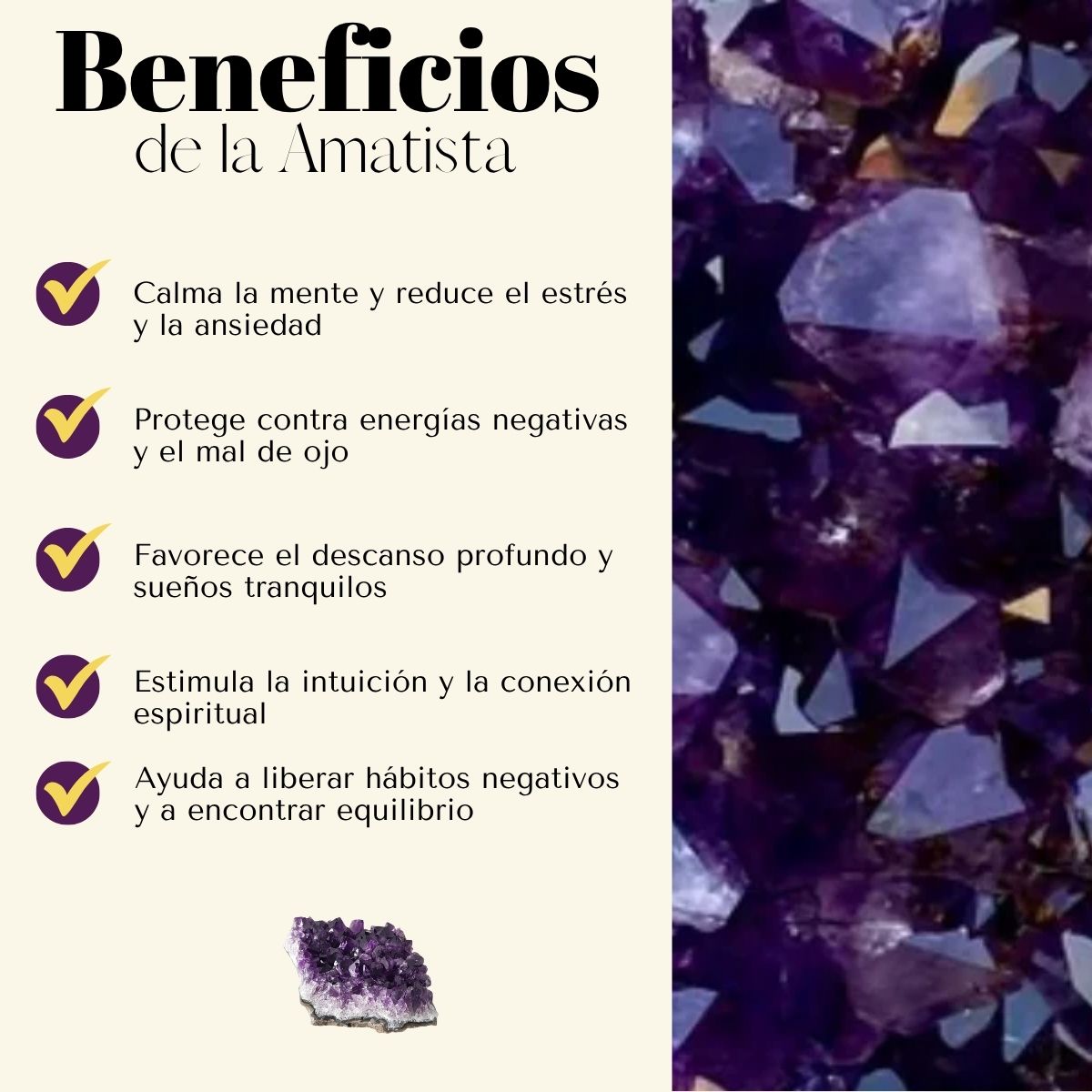 Pulsera Tejido Alpaca Piedra Amatista