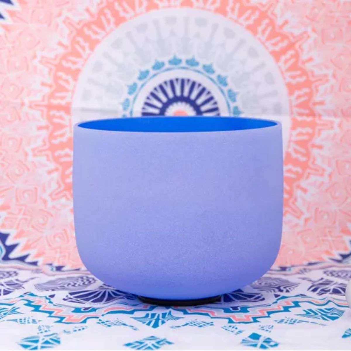 Cuenco Tibetano Cuarzo Azul 12 Pulgadas Nota SOL