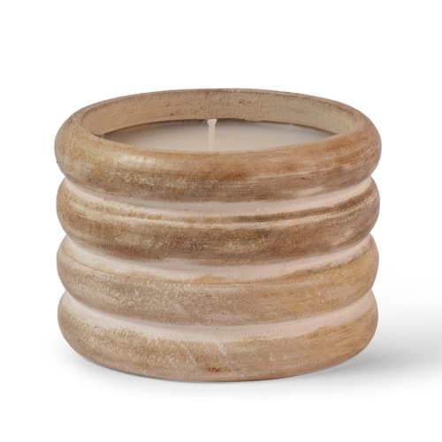 Vela Rayada Madera de Jazmin Radiante