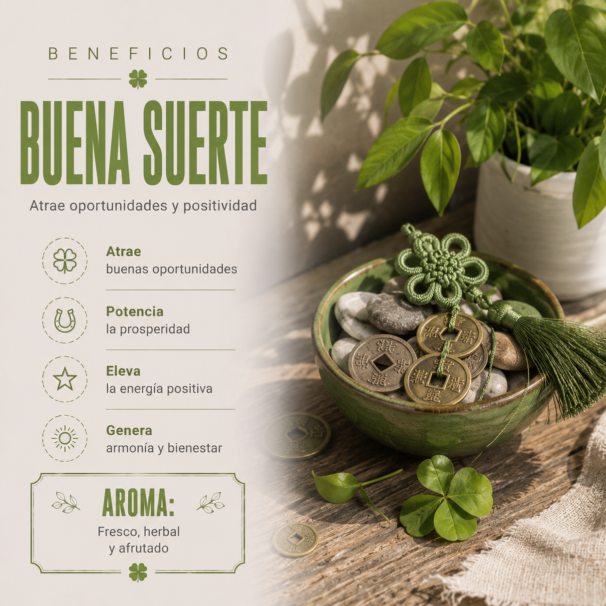Aceite Aromático Buena Suerte
