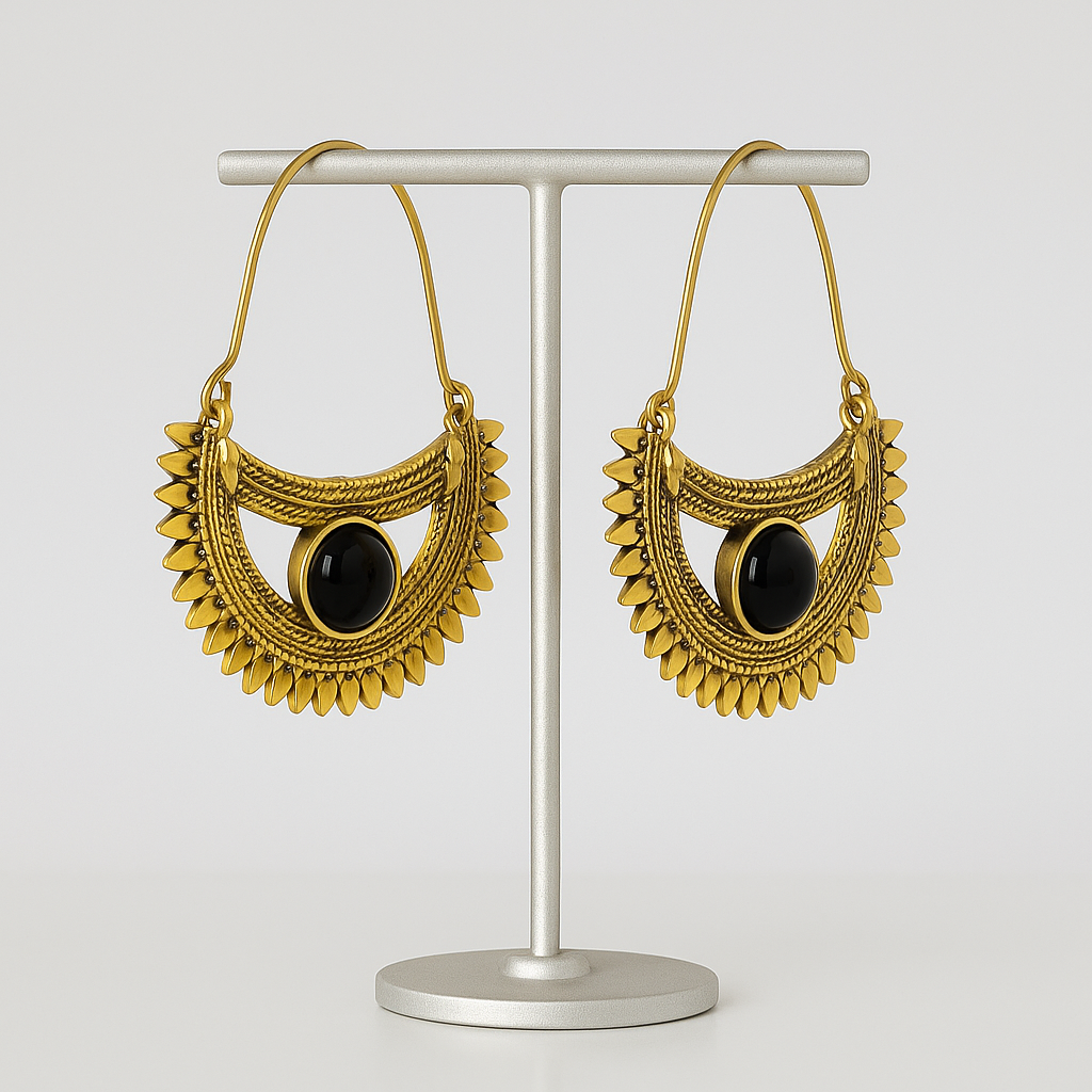 Aros Dorados Isis Onix