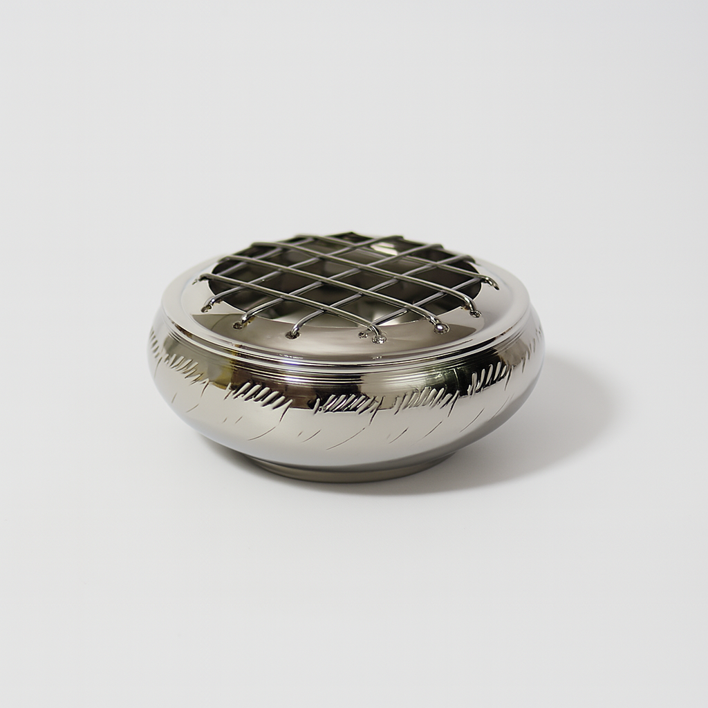 Quemador de Resina Engraved Silver