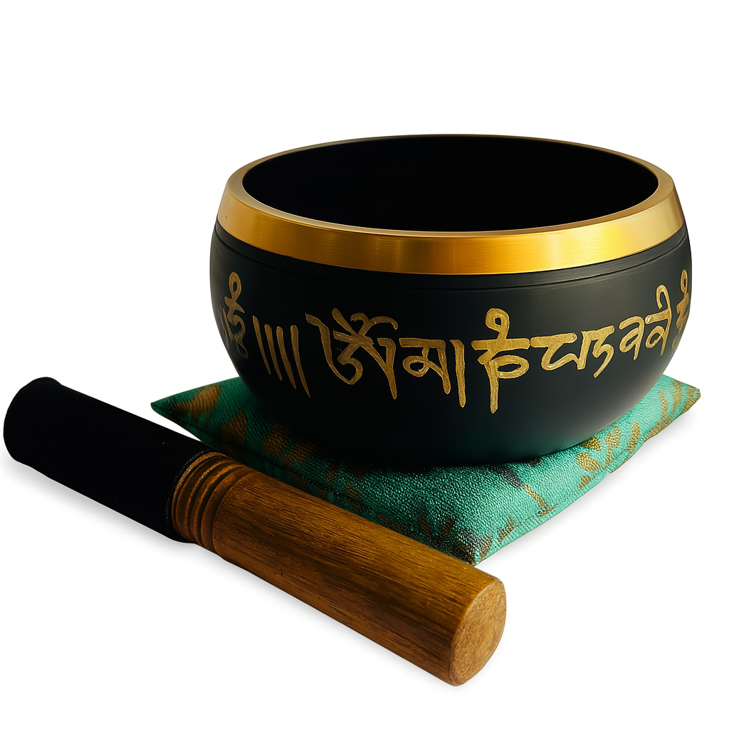 Box Cuenco Tibetano Negro 12cm