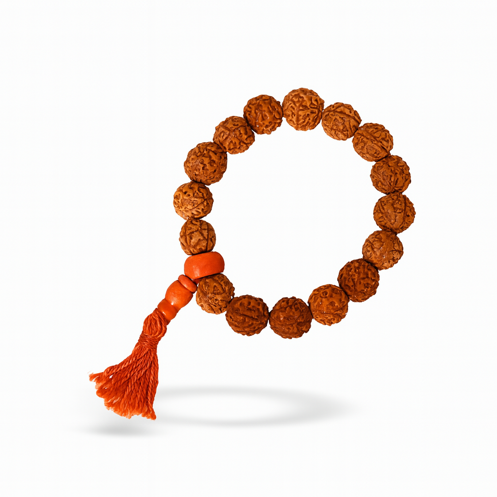 Pulsera Japa Mala Rudraksha 1.2 cm