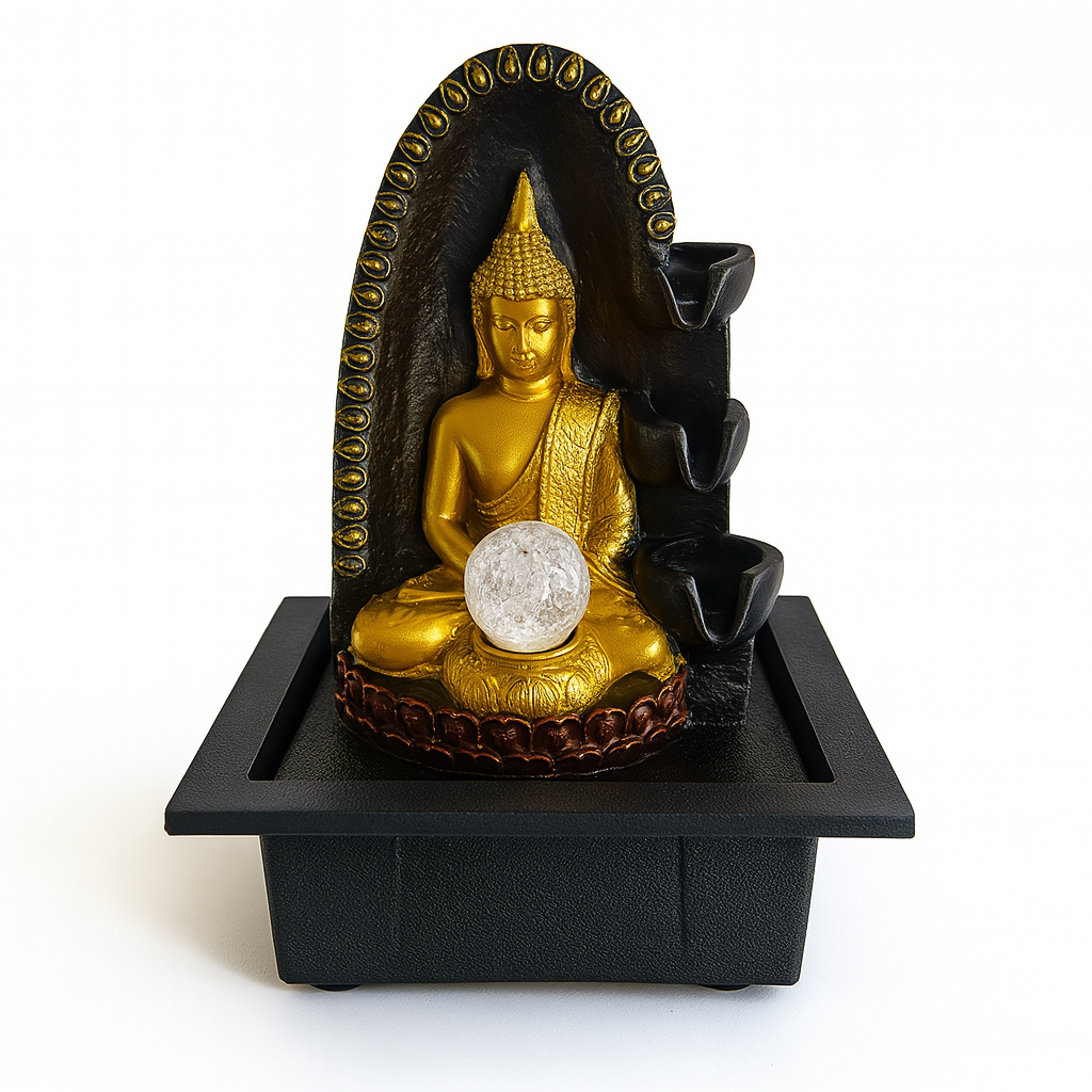 Cascada de Agua Siddharta Iluminado