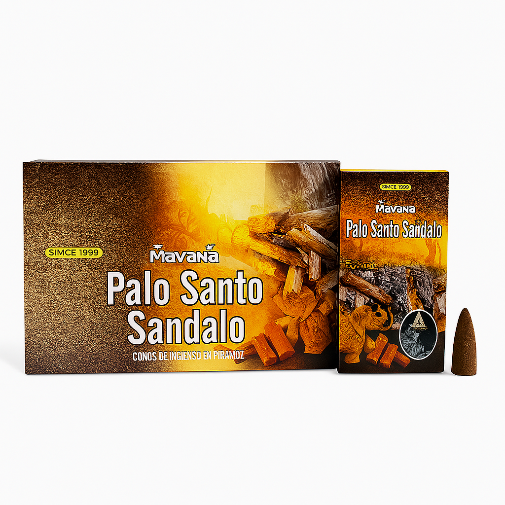 Incienso Cascada Palo Santo y Sandalo 120conos