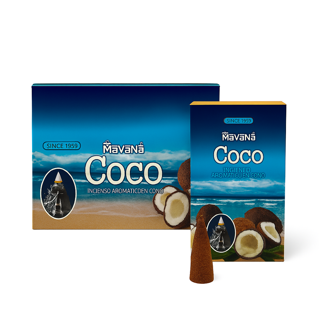 Incienso Cascada Coco 120conos