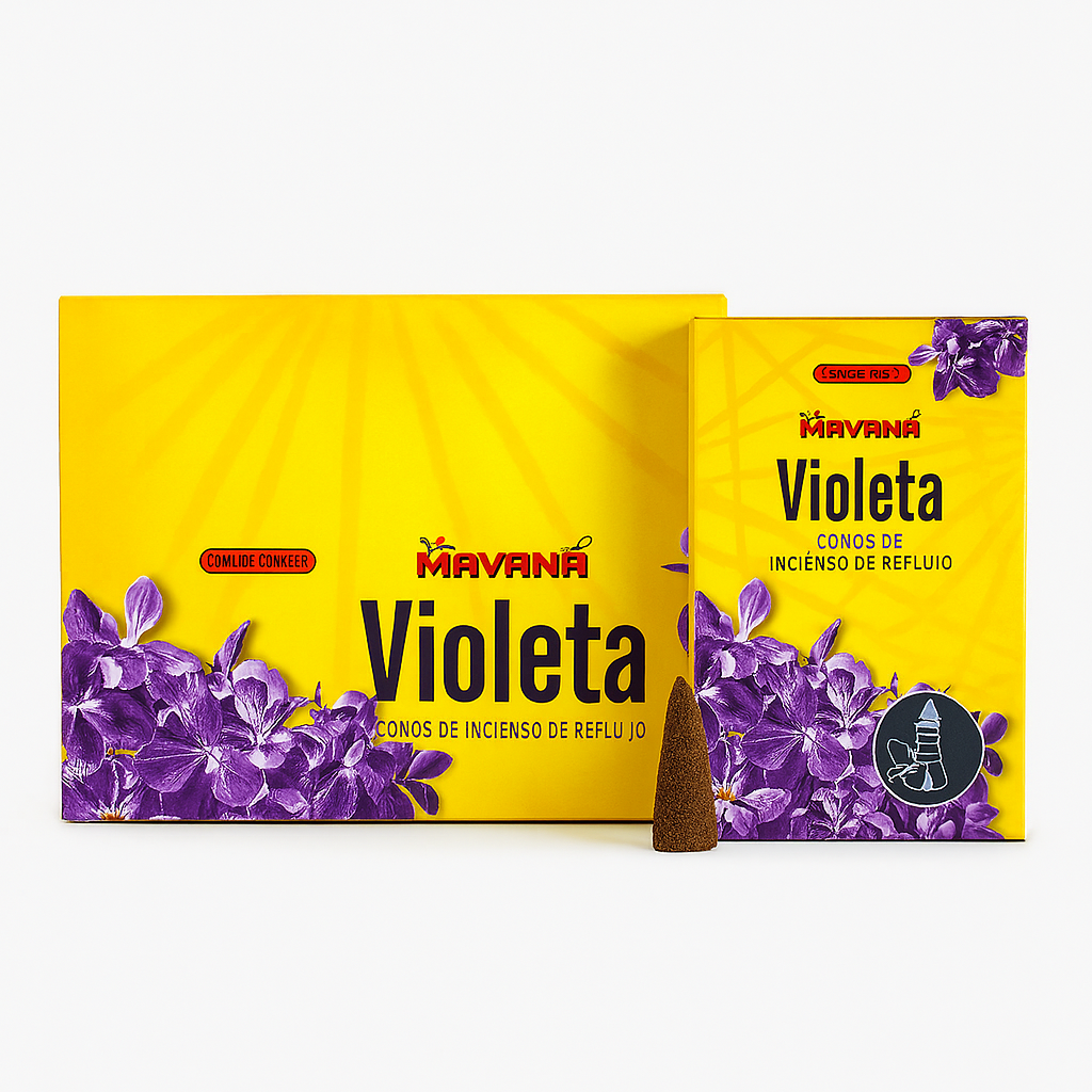 Incienso Cascada Violeta 120conos