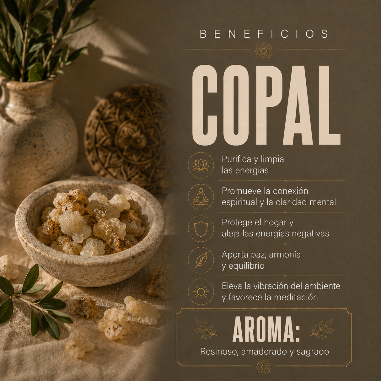 Copitas de Incienso Copal