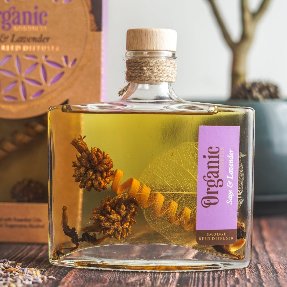 Difusor Mikado Organic Goodness Salvia Blanca y Lavanda - Song of India