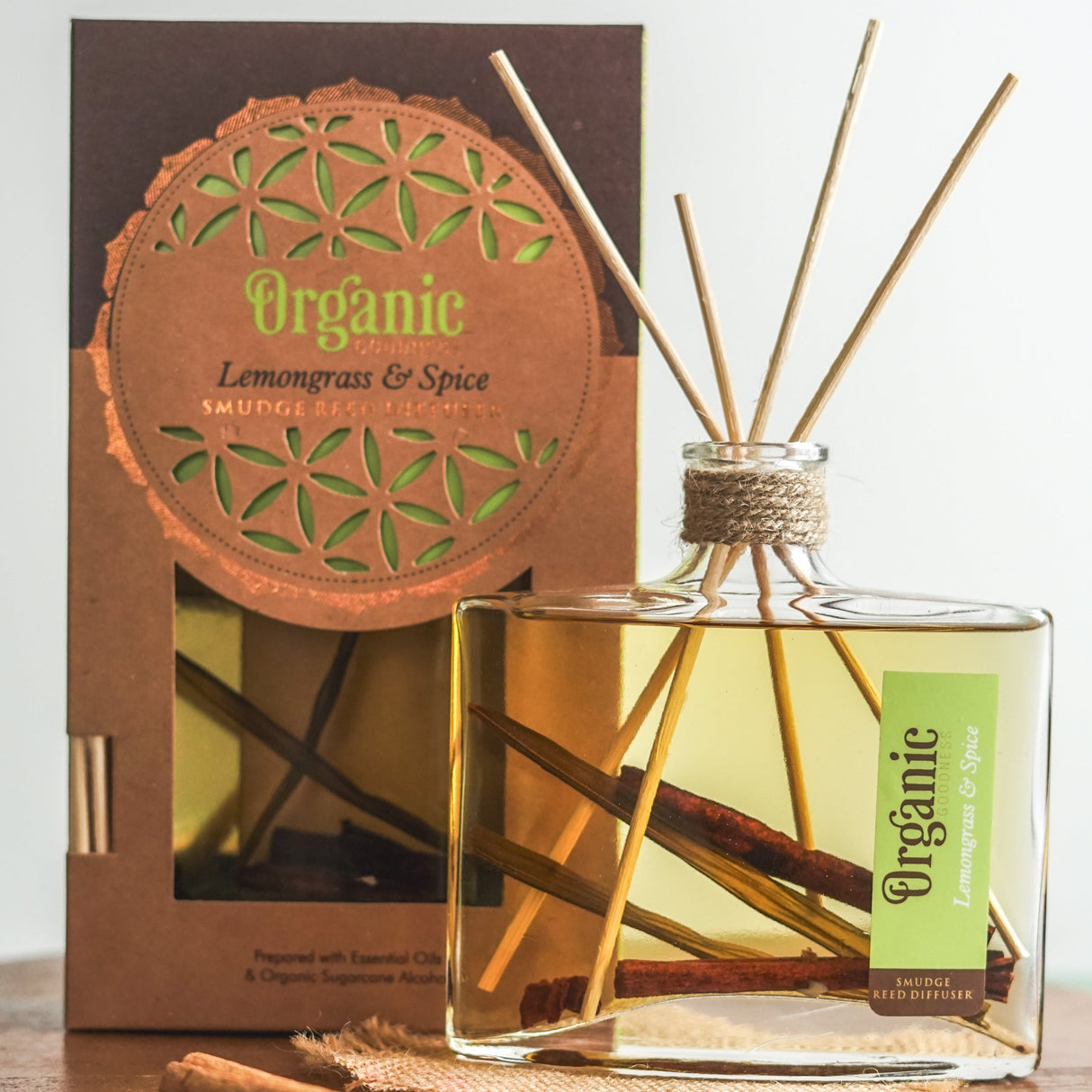 Difusor Mikado Organic Goodness Lemongrass - Song of India